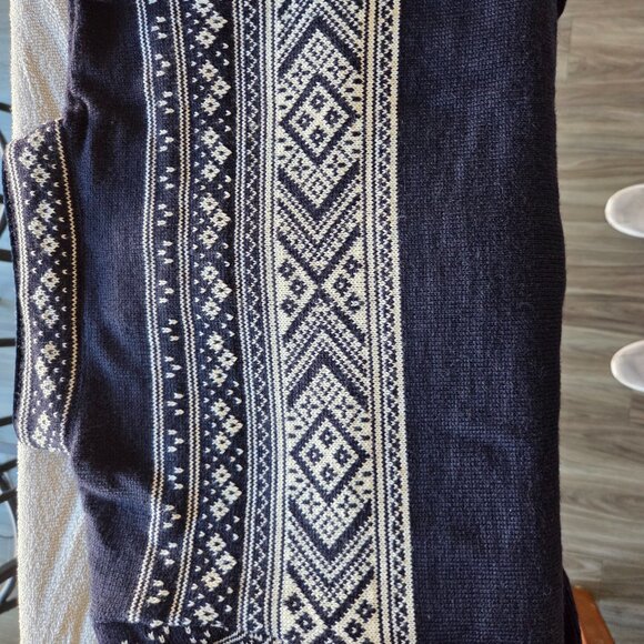 Dale of Norway Viking Cruise Women's Wool Sweater XL Navy Made in Norway - Picture 6 of 8